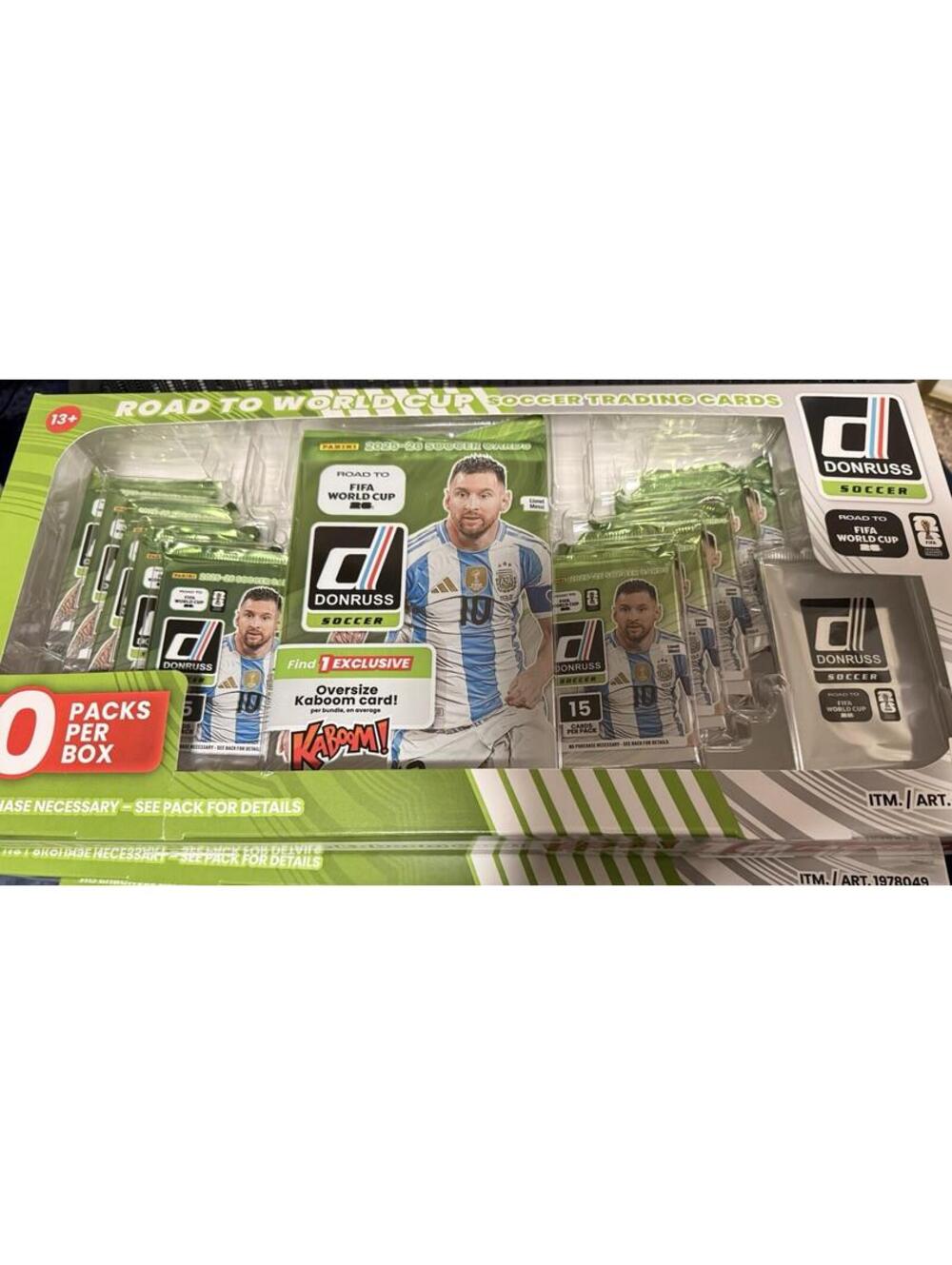 8 X 2026 Panini Donruss FIFA World Cup Bundle Box (Oversized Kaboom!)  X 8